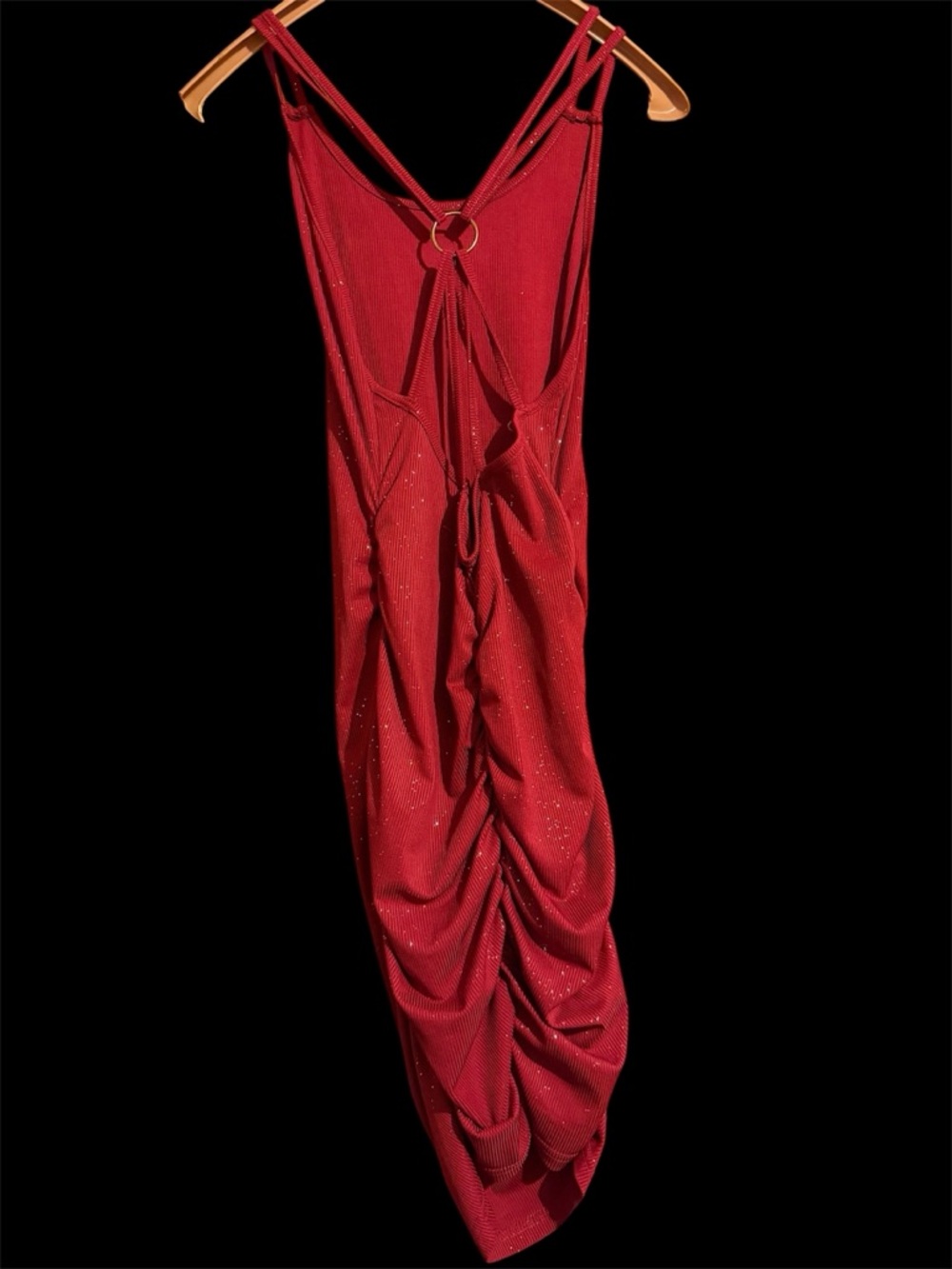 Red Sparkle Dress - Picture 2 of 5